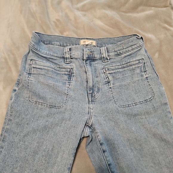Madewell Light Blue Mid-Rise Kick Out Jeans - Picture 5 of 7